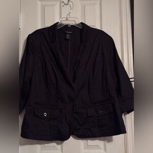 Lane Bryant Black Utility Blazer – Size 24